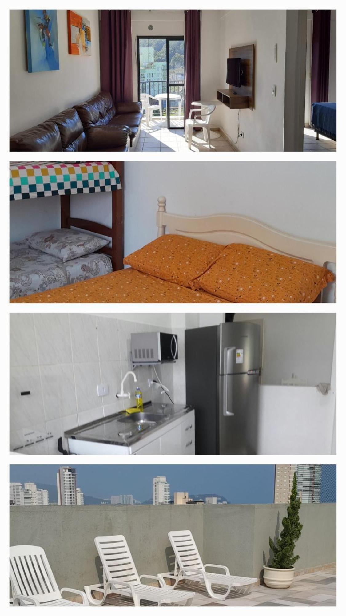 Biwa Condominio Cm Piscina, 1Garagem, Wi-Fi 300 Mega, Central De Vigilancia Remota , Centro Do Guaruja Proximo A Praia E Comercio, Horarios Check-In E Check-Out Flexiveis エクステリア 写真